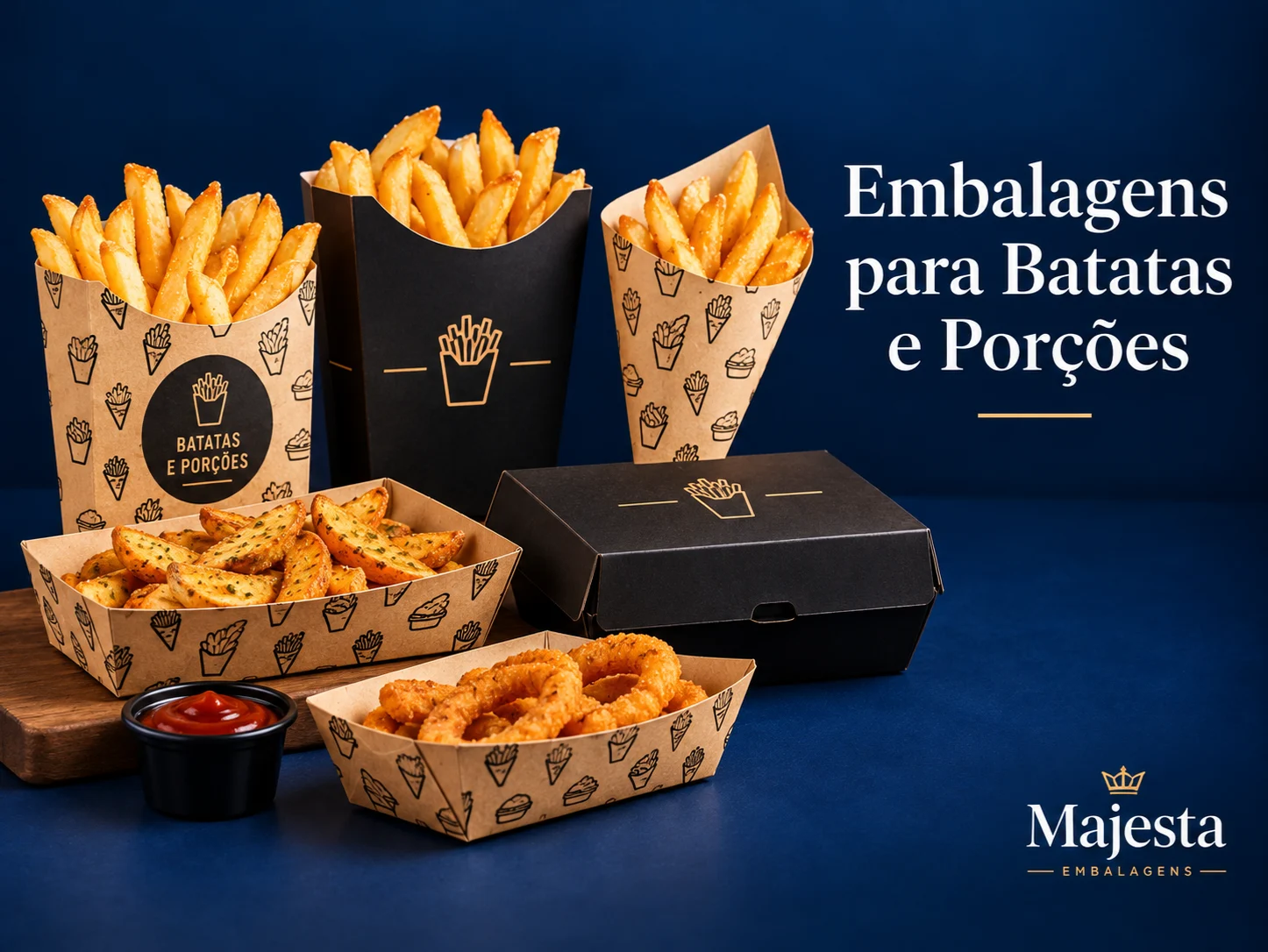 Embalagens para Batatas e Porções
